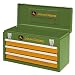 Waterloo PCHDEERE 20-1/2-Inch Long by 8-1/2-Inch Wide by 12-Inch High 3 Drawer Tool Box with John Deere Logo