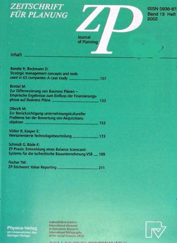 Zeitschrift für Planung