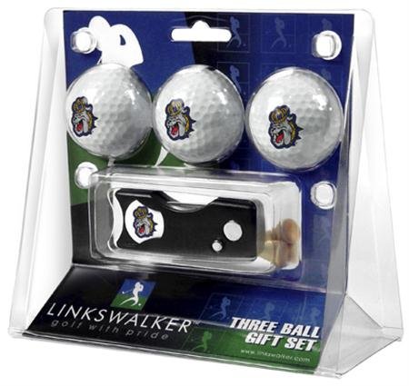 James Madison Dukes Jmu Ncaa Spring Action 3 Golf Ball Gift Packs