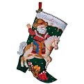 Bucilla Cowboy Santa Stocking Kit [Warning: Choking hazard small parts]