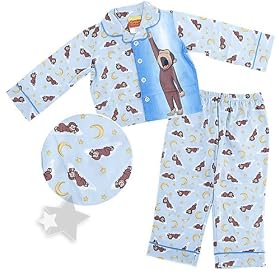 Curious George Sleepy George Coat Style Pajamas for Infant and Toddler Boys