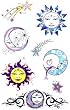 Celestial Dreams Temporary Glitter Tattoo Body Art