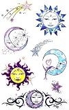 Celestial Dreams Temporary Glitter Tattoo Body Art