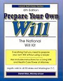 View Book 'Prepare Your Own Will Kit, 6th Edition: The National Will Kit (Legal Help Self)'