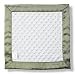 SwaddleDesigns Baby Lovie - Plush Dots with Sage Satin