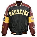 Sports Washington Redskins 3-Time Super Bowl Champions Leather Jacket at Football Fanatics