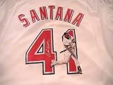 CARLOS SANTANA SIGNED AUTOGRAPHED JERSEY CLEVELAND INDIANS COA