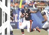 2010 Panini THREADS Football Card #26 Matt Forte - Chicago Bears - NFL Trading Card in Screwdown Case