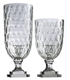 Lazy Susan Crystal Hurricane Base Large