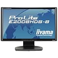 iiyama 20インチワイド液晶ディスプレイ 1600×900(HD+)対応 2系統入力装備 マーベルブラック PLE2008HDS-B1