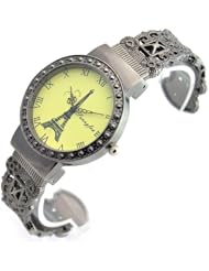 Sinceda Watch Lattice Tower Romance Series Womens Bangle Wrist Watches
