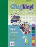 Grafix Cling Vinyl 9-Inch-by-12-Inch 9-Pack, Assorted Colors