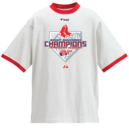 Buy Boston Red Sox 2007 AL East Division Champions Authentic Collection T-Shirt by Lee Sport
