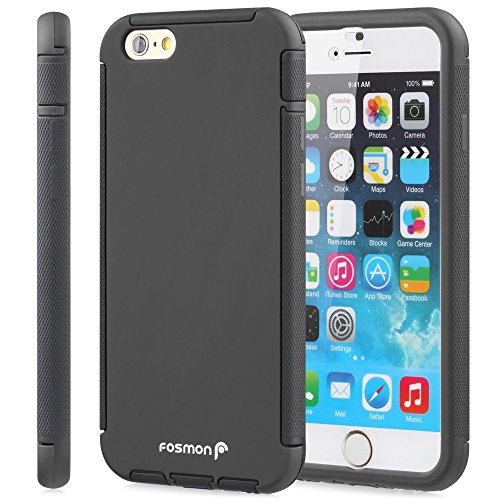 Fosmon HYBO-SNAP Durable Full Body Protection Hybrid Case with Built-In Screen Protector for Apple iPhone 6/6s (4.7
