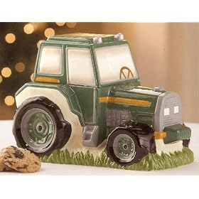 John Deere Look Alike Tractor Cookie Jar by 