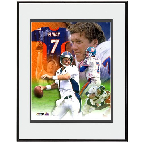 Photo File Denver Broncos John Elway Legend of the Game Framed Photo