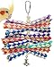 Bonka Bird Toys 946 SHREDBURST BIRD TOY parrot cage craft toys cages cockatiel parrotlet conure. Quality Product Hand Made in The USA.