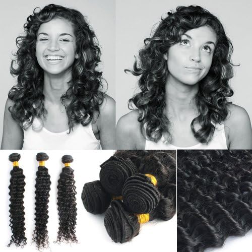 YESURPRISE NEW TOP Quality 14 inches Remy 100% Brazilian Hair Extension Deep Wave Wavy Curly Human Hair Charming Sale Trendy