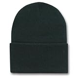 Blank Long Cuff Beanie Cap (20 Colors Available)