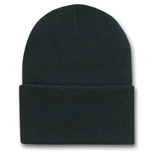 Blank Long Cuff Beanie Cap (20 Colors Available)