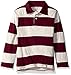 The Children's Place Boys' Big Long Sleeve Striped Polo, Rubine, Large/10/12