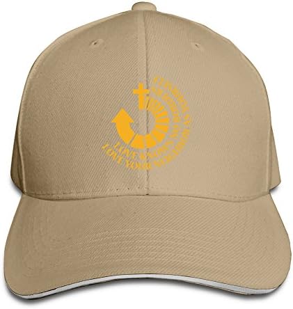Love Knows No Borders Natural Unisex Sandwich Snapback Cap Adjustable