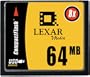 Lexar Media 64 MB 8X USB CompactFlash Card (CF064241)