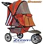 Orange "Zephyr" Jogging Cat & Dog Stroller