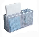 Design Ideas Mesh Magnet Organizer, Silver