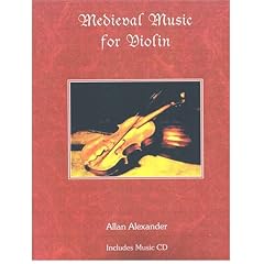 Medieval Music for violin Book/audio CD