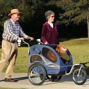 Solvit HoundAbout Pet Stroller - Large - Sapphire Blue