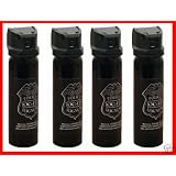 Buy (4)FOUR, 3 oz. Ounce Pepper Spray OC17% Police Grade!