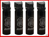 (4)FOUR, 3 oz. Ounce Pepper Spray OC17% Police Grade!