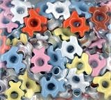 EyeLets Etc 1/8 Inch Anodized Teddy Bear Shaped Eyelets Assortment, Pack of 100