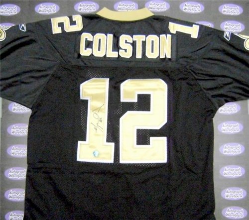Marques Colston Autographed/Hand Signed Football Jersey (New Orleans Saints)