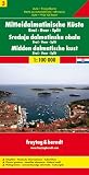 Mitteldalmatinische K�ste, Brac-Hvar-Split. Autokarte. 1 : 100 000.
