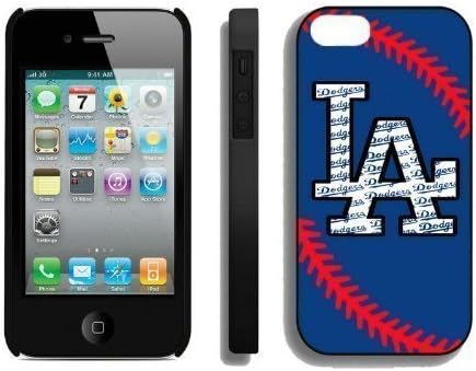 Cheap Apple Iphone 4s Case MLB Los Angeles Dodgers Personalized Iphone 4 Cellphone Protector by shannon fry