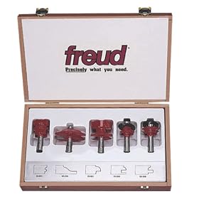 Freud 94-100 5-Piece Cabinet Door Set with 99-510 Panel Bit