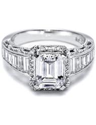 certified 1.70 ct emerald cut diamond wedding engagement anniversary bridal ring set band