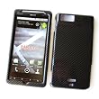 Motorola DROID X MB810 & Droid X2 MB870 (Verizon) Snap On Protector Hard Case "Carbon Fiber Check" Design