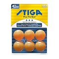Three Star Table Tennis Balls- Orange