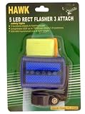 5-LED BICYCLE TAIL-LIGHT FLASHER W/ STRAP/CLIP