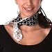 Luxury Lane Women's 'Octagon' Pure Silk Square Scarf - 21"x21"
