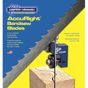 Carter Products 12510514 1 8-Inch-by-105-Inch AccuRight Bandsaw Blade by Carter Products