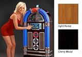 from Lime Shop Steepletone Touch Rock 50 Touch Screen Jukebox Retro Styling In Light Honey Wood Finish With E-Base Zero 50