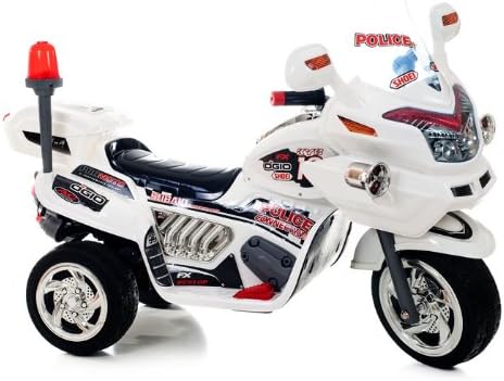 Lil' Rider Ride-on Police Connection Bike Trike - Supersize White