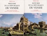 Histoire de la République de Venise (coffret 2 volumes)