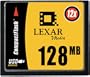 Lexar Media 128 MB USB 12X High-Speed CompactFlash Card (CF128-12-251)