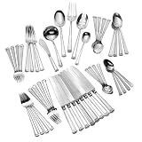 Tuttle la Preference Sterling Pantheon 46-Piece Continental-Size Flatware Set, Service for 8