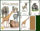 African Animals Standard Poker Playing Card Deck featuring all of your favorite mammal friends from Africa